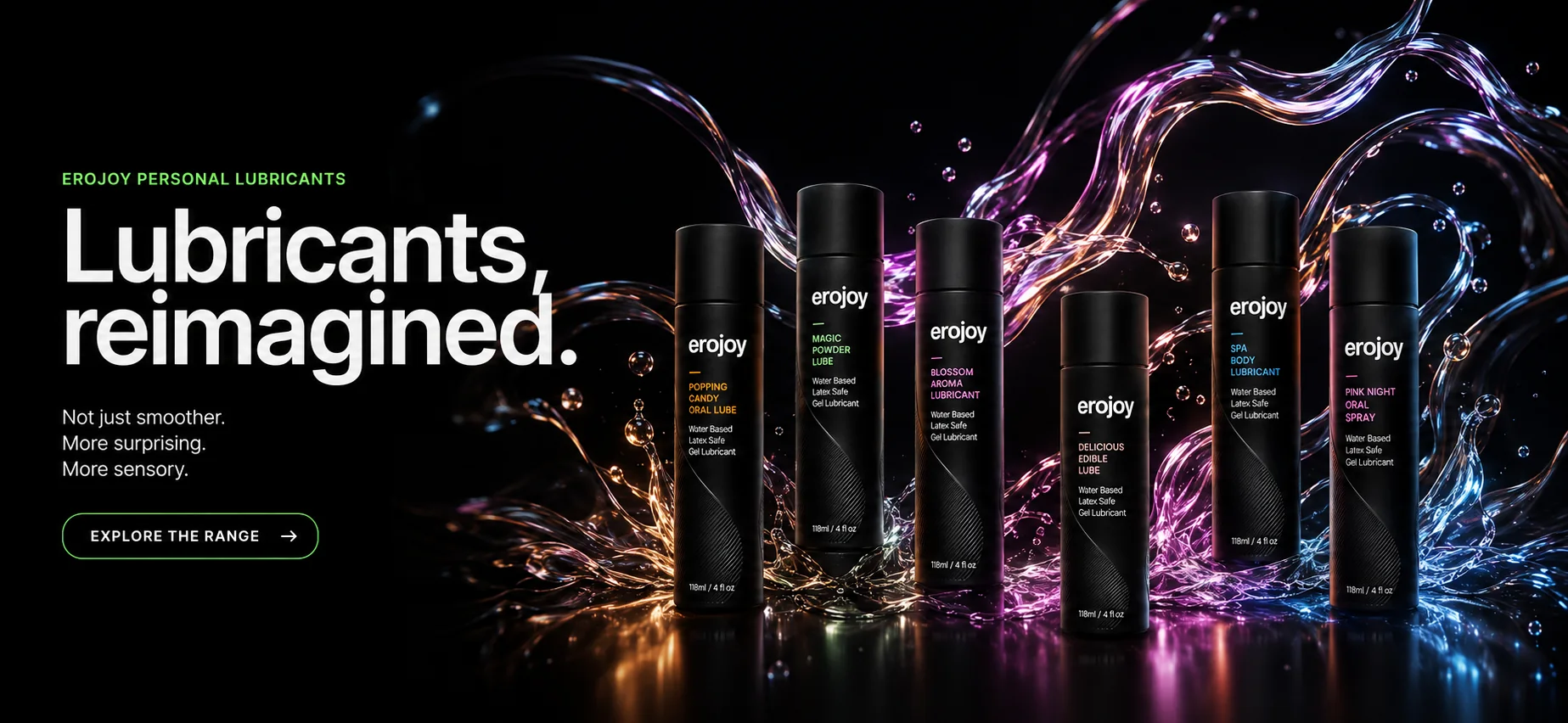 Erojoy personal lubricants — Lubricants, reimagined.