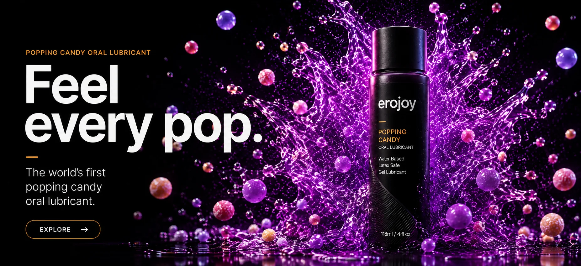 Popping Candy Oral Lubricant — Feel every pop.