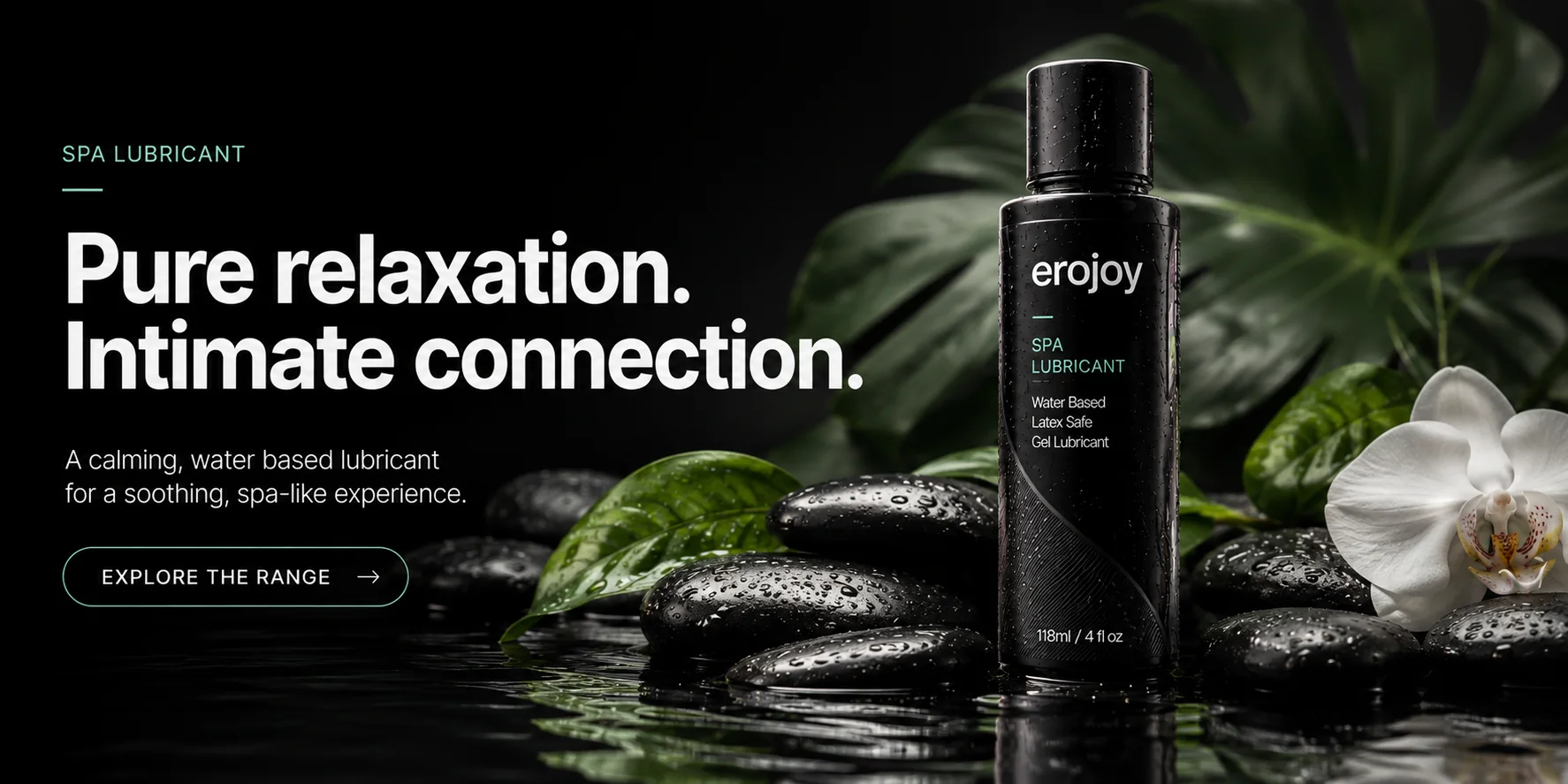 Spa Lubricant — Pure relaxation. Intimate connection.